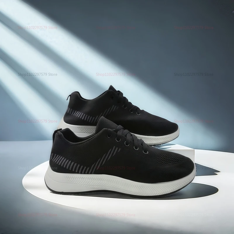 Zapatos de hombre 2025, zapatos deportivos informales para exteriores, zapatos transpirables para correr, zapatos de tenis de entrenamiento, zapatos deportivos juveniles de tendencia de moda