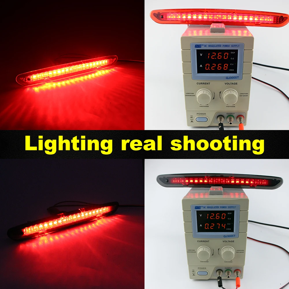 

1 шт. красный/дымчатый светодиодный стоп-сигнал с высоким креплением, 3-й стоп-сигнал, задний стоп-сигнал для Fiat Punto Evo Abarth Grande Punto 2008-2012