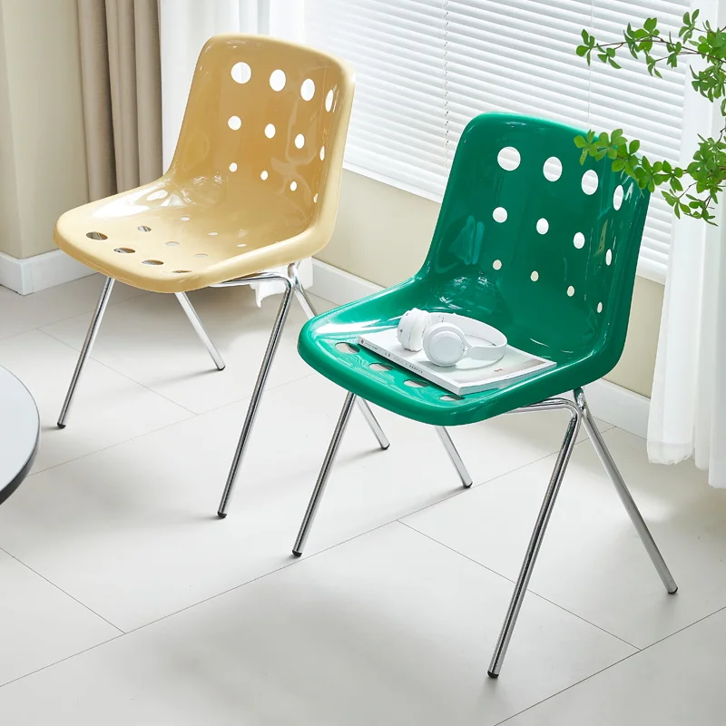 Kitchen Outdoor Dining Chairs Accent Mid Century Modern Vanity Dining Chairs Restaurant Bedroom Home Furniture Cadeira