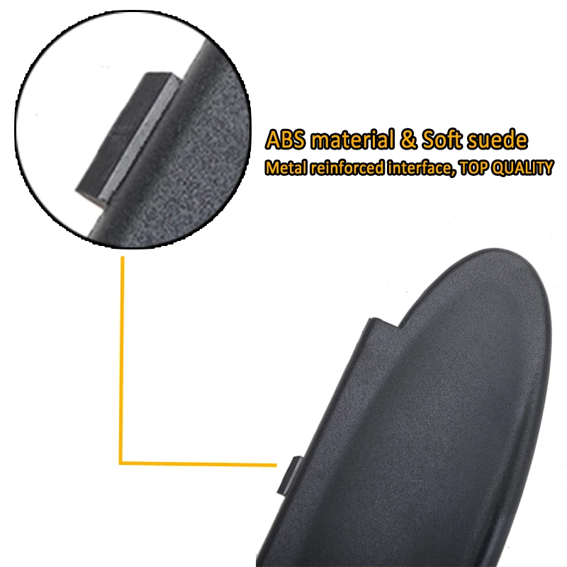 Rhyming Auto-Sonnenblende, Kosmetikspiegel-Abdeckung für Porsche 996 997 911, Carrera 986, Boxster 987, Cayman, schwarzes Auto-Innenzubehör – Detail 6