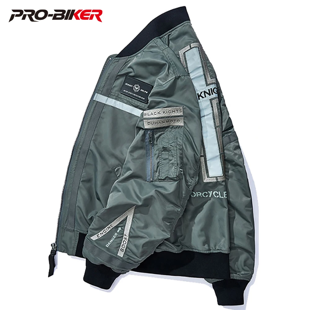 

Unisex Motorcycle Jacket Fall Prevention Pilot Jacket Wear Resistant Riding Clothes Reflective Four Seasons Breathable Soft Mesh