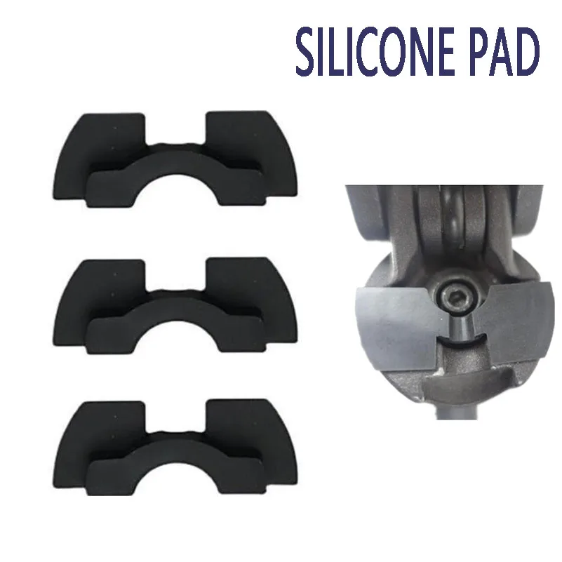 Almohadilla de silicona para patinete eléctrico, accesorio Universal para M365/PRO, 0,6/0,8/1,2 cm