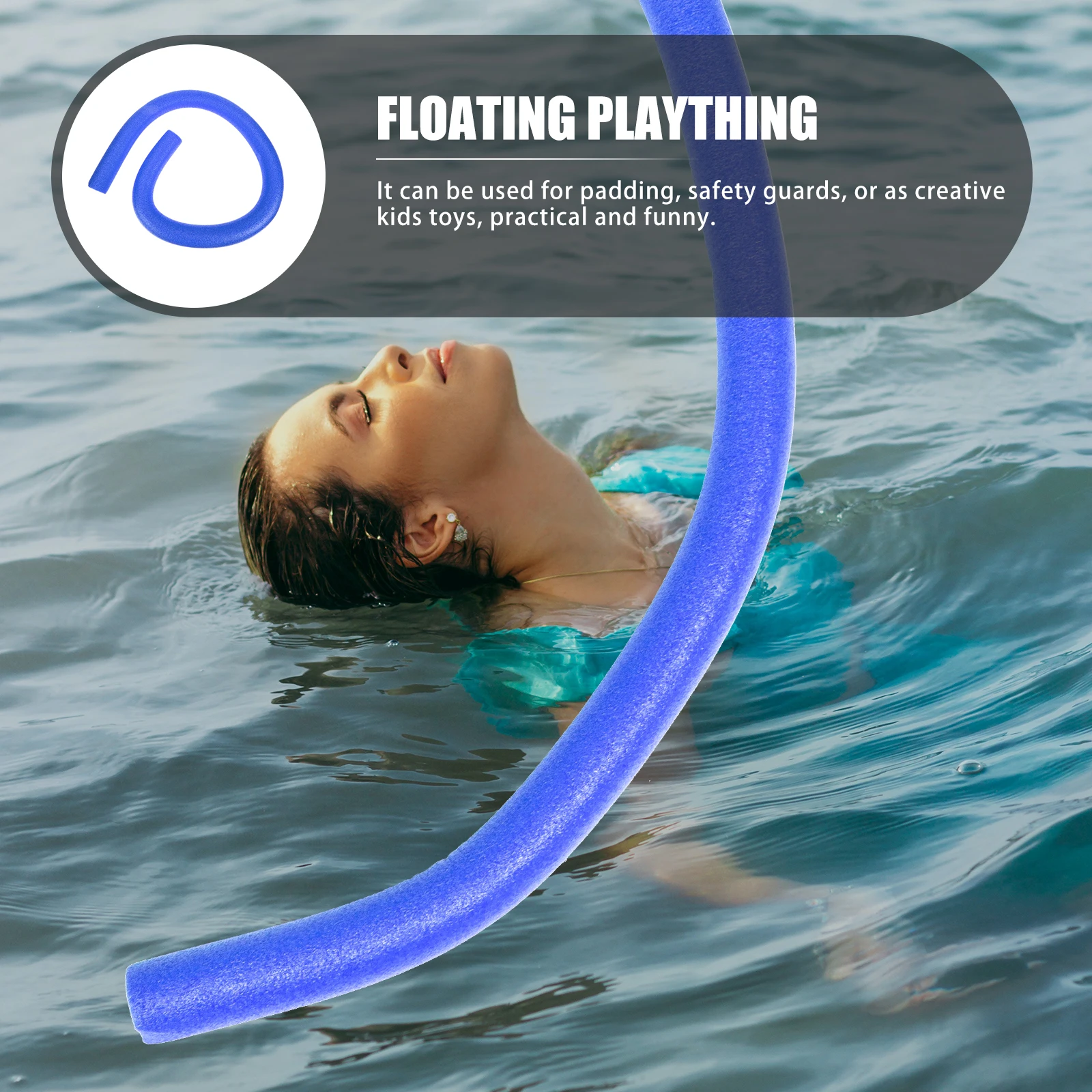 

Swimming Sponge Stick Pool Floats Water Noodle Floating Object Child Sponges Bright Lightweight Portable Practical Safety Kids