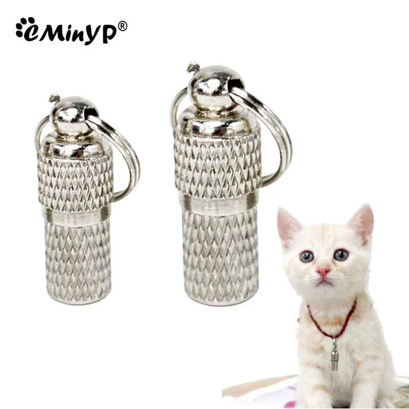 1PCS Anti Lost Dog ID Tags Personalized Waterproof Brass Pet