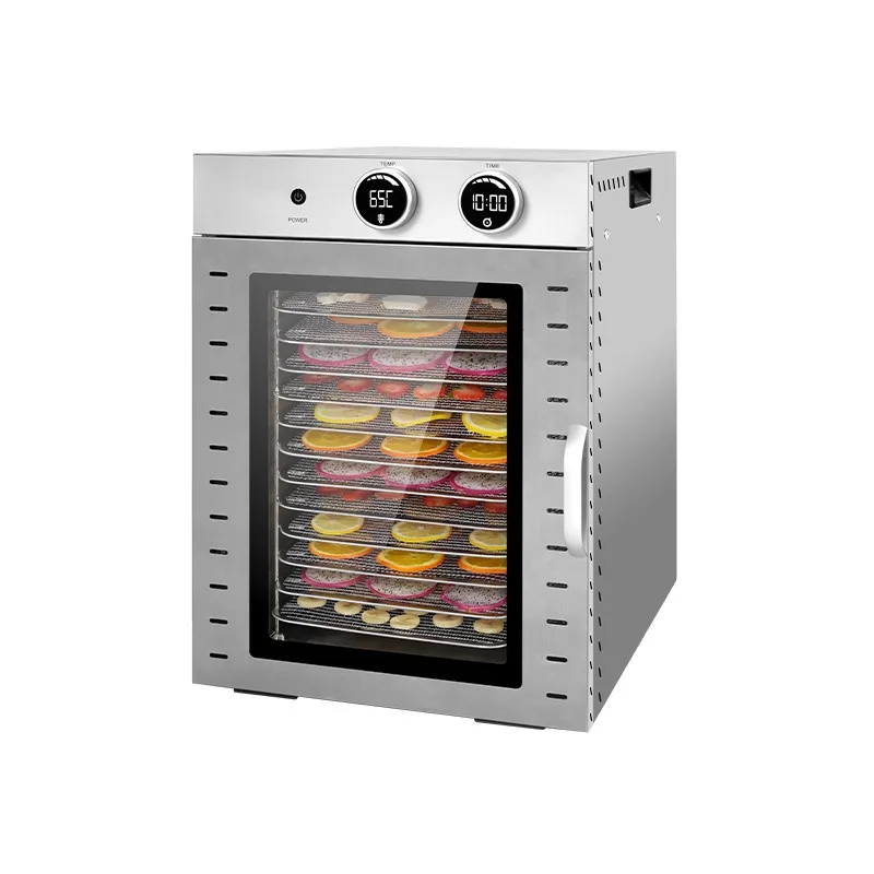 

Коммерческая бытовая электрическая сушилка из нержавеющей стали, многофункциональный дегидратор для сушки фруктов, овощей, мяса и закусок