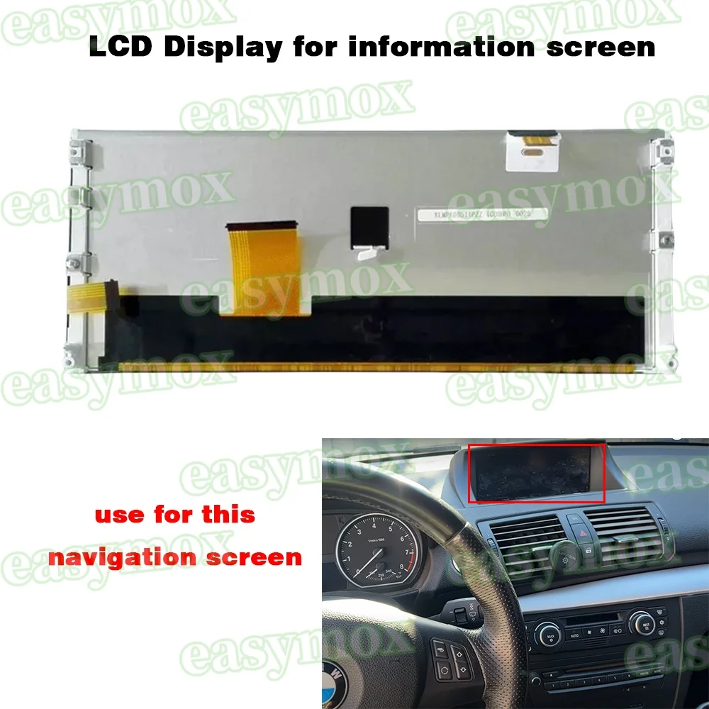 8.8 Inch LCD Display for BMW E87135i  IDrive Screen Navigation Screen 2007 2008 2009 2010 2011