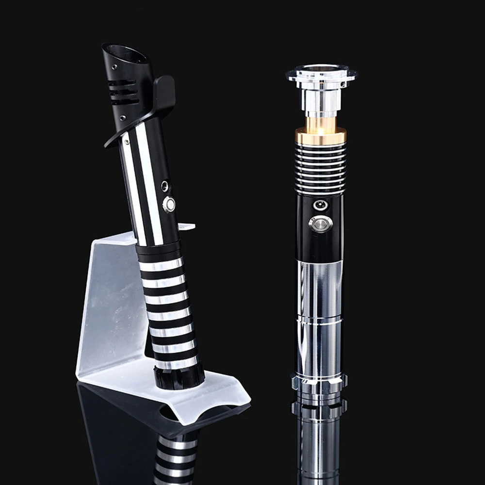 Luke RGB 16 Color Variable Metal Handle Lightsaber With Hitting Sound Effect FX Duel Lightsaber Metal Aluminum Handle Lightsaber