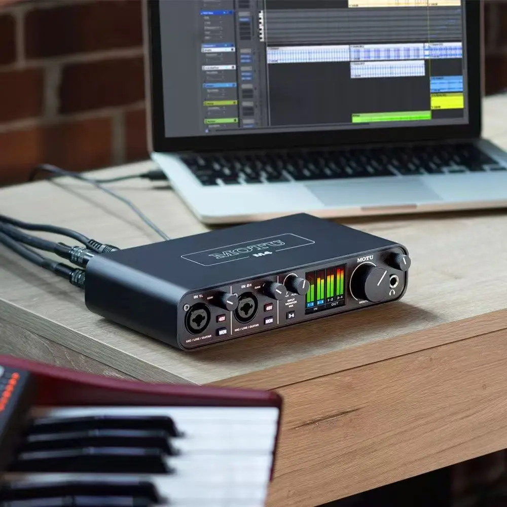 MOT U M2 M4 USB Sound Card External Recording & Mixing Audio Interface For Musical Instrument Accessories