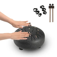 Miwayer 6" Steel Tongue Drum Gift Set | 11-Note Sound Healing Instrument w/Tuning Kit | Yoga/Meditation/Anxiety Relief Tool 5