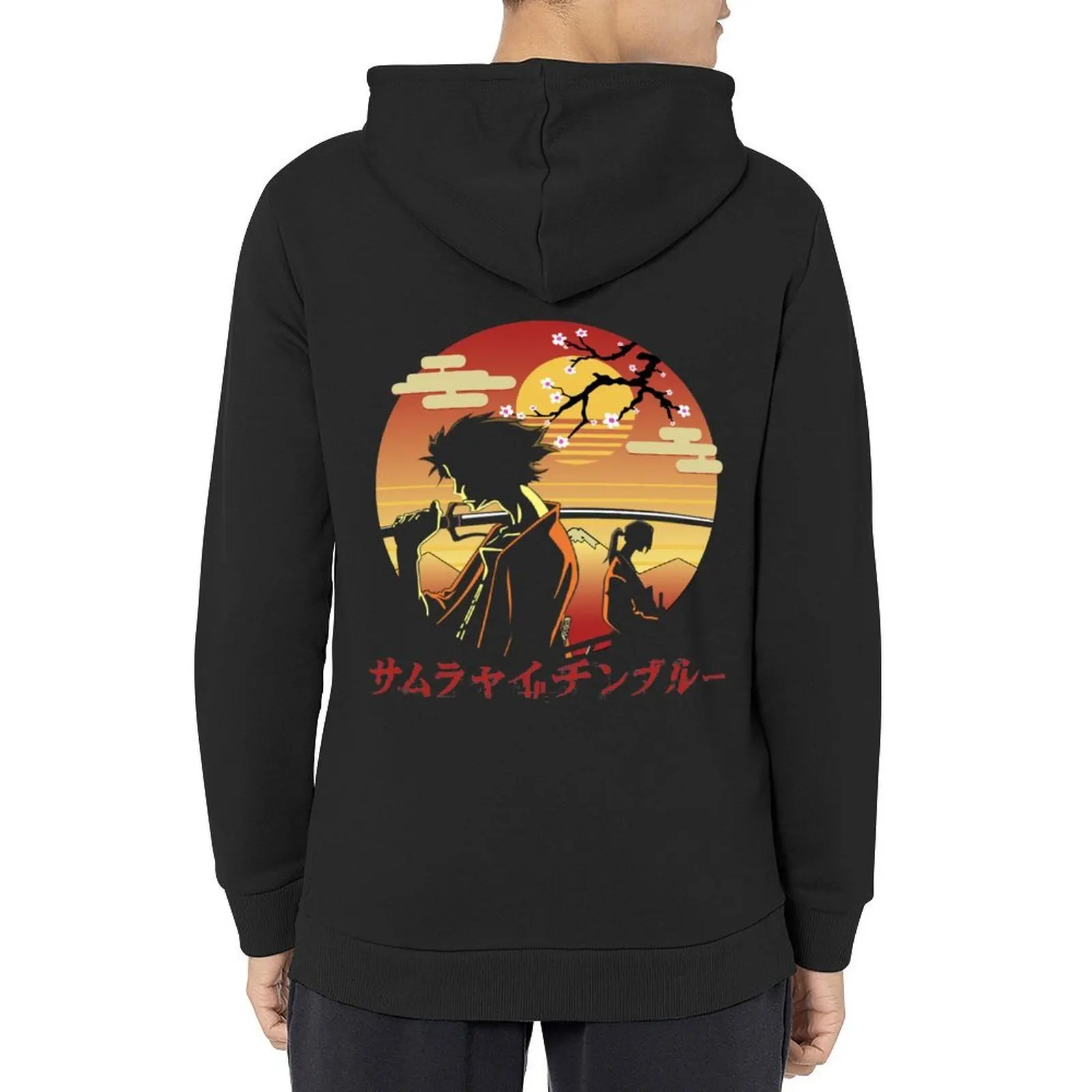 

Mugen And Jin Champloo Japanese Sunset Hoodie men's clothing autumn clothes autumn new products hoodies and sweatshirts new