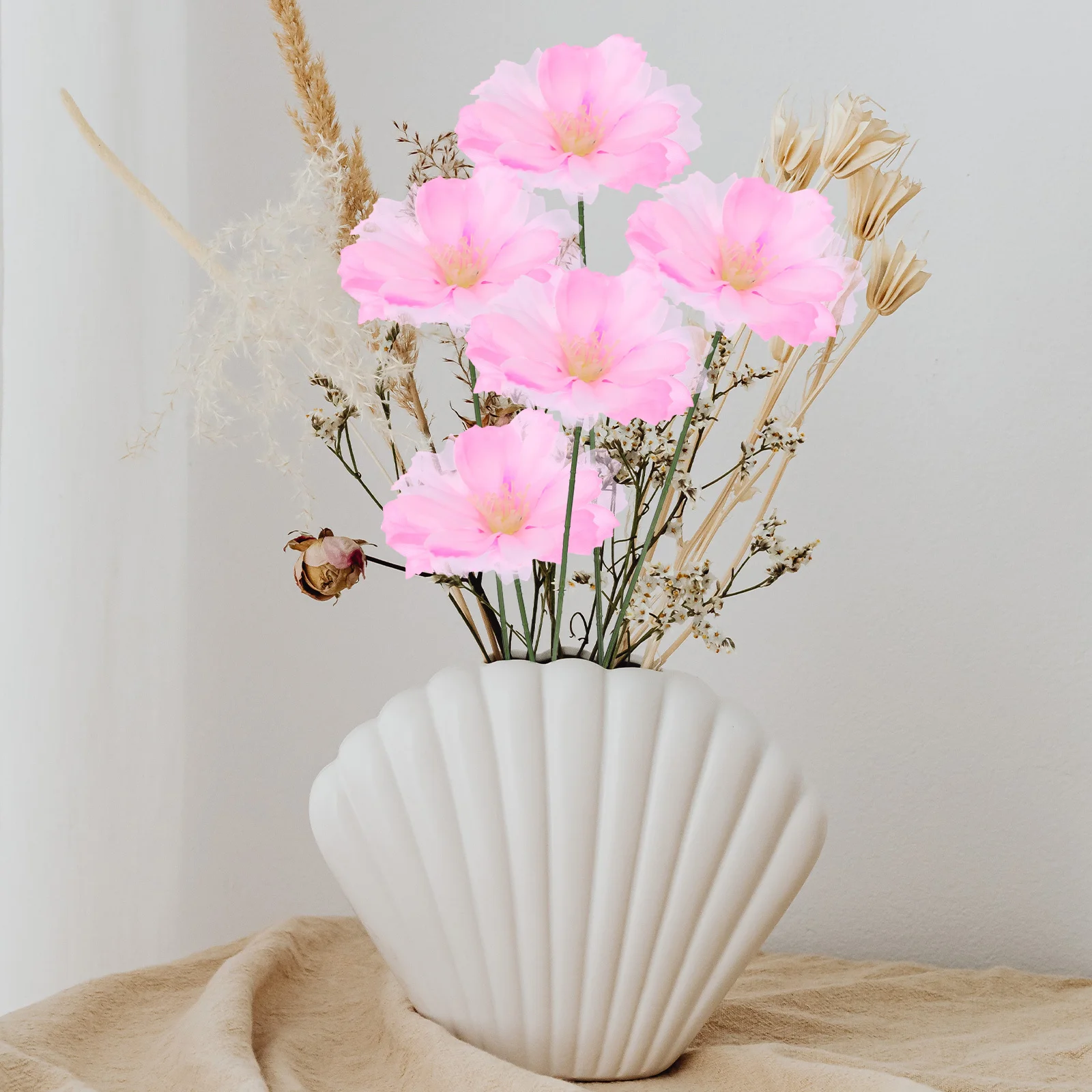 100 قطعة رؤوس زهور اصطناعية مزخرفة من البلاستيك الحريري زهور صغيرة للحرف اليدوية ديكور زهور صغيرة لرؤوس الزهور اليدوية