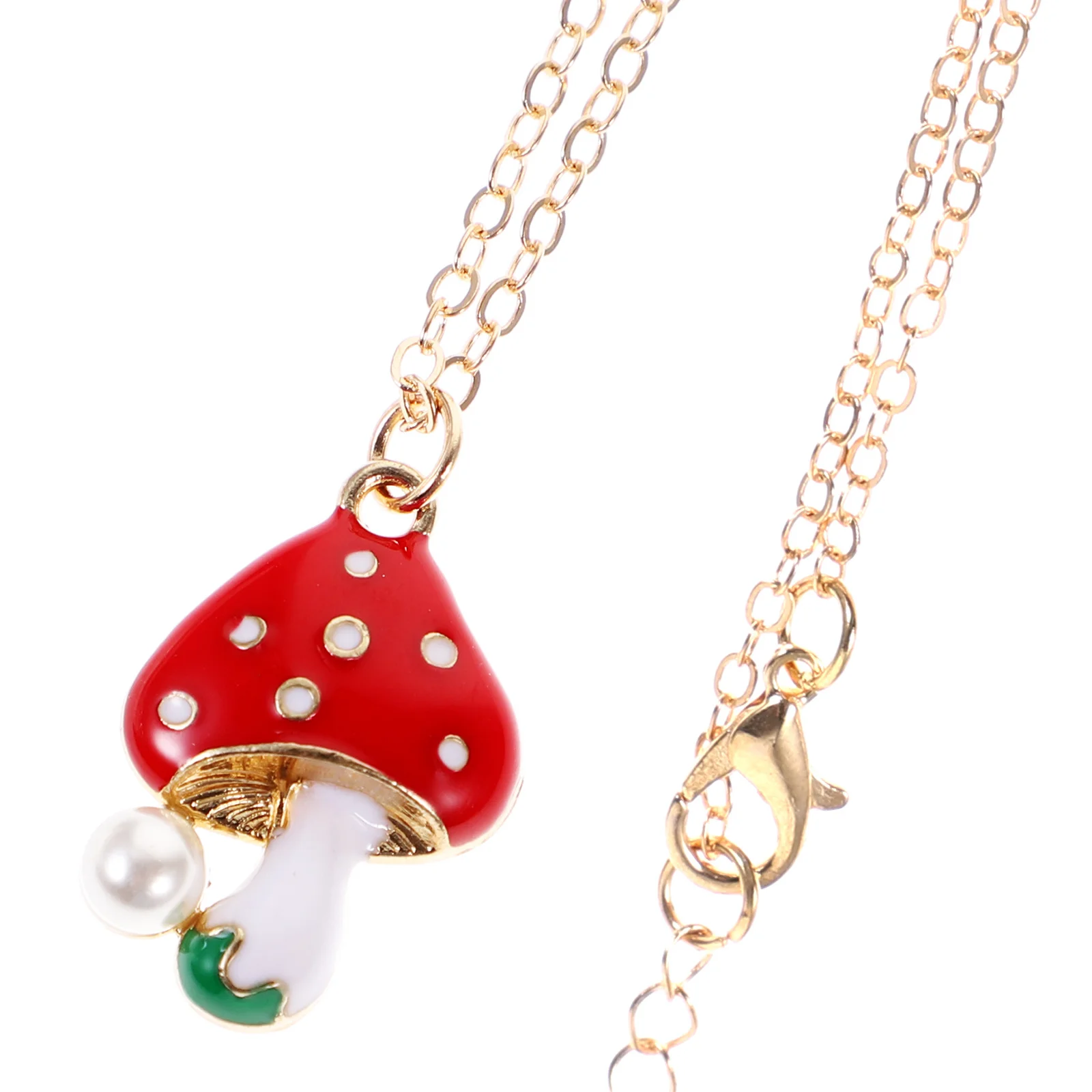 

1Pcs Mushroom Necklace Creative Pendant Retro Jewelry Chic Delicate Gift for Women Special Occasions Woman Mushroom Necklace