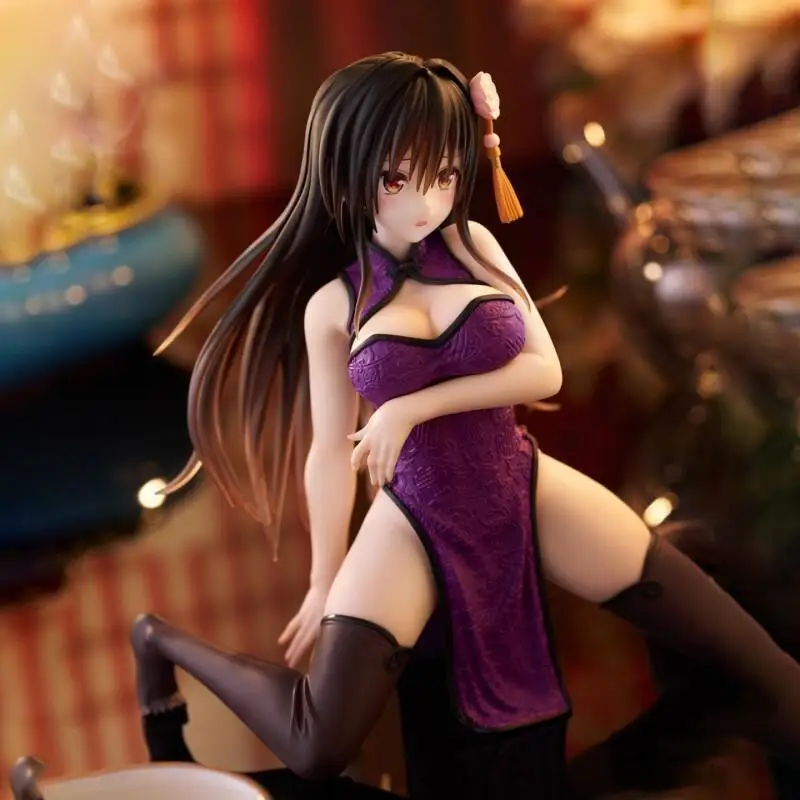 Genuino Taito To Love Kotegawa Yui Momo Belia Deviluke Eve Oscurità Desktop Carino Anime Figura Modello Collezionista Ornamento Giocattolo Regalo