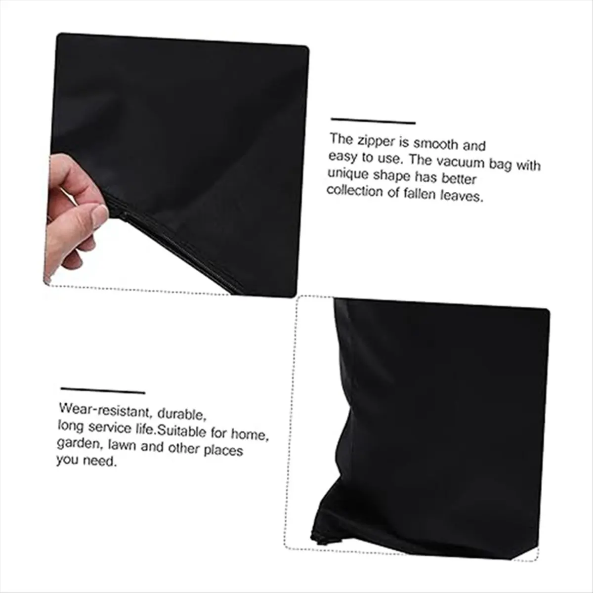 SUPERSALE 3 Leaf Collection Bags, Vacuum Bag Leaf Blower Storage Bags, Oxford Bags Suitable for Garden Leaf Storage