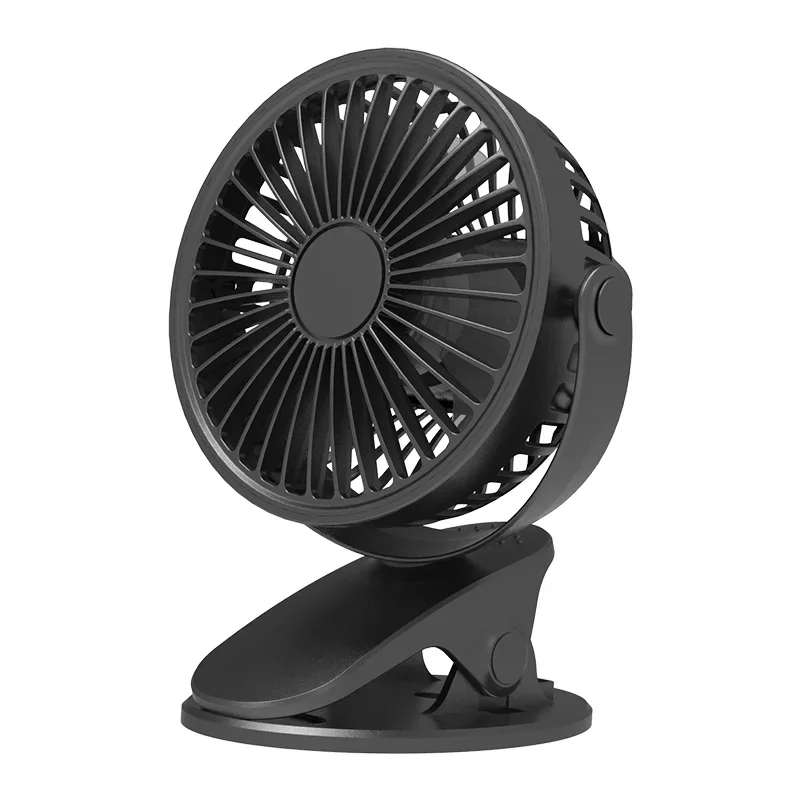 New Clip Fan Wireless Portable Loop With Clip 360 Degree Oscillating Car Table Home Use Fan Mini Clip Fan