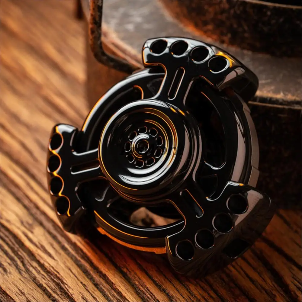 T MAX Linkage Fidget Spinner Gyroscope Titanium Stress Relief EDC Gift