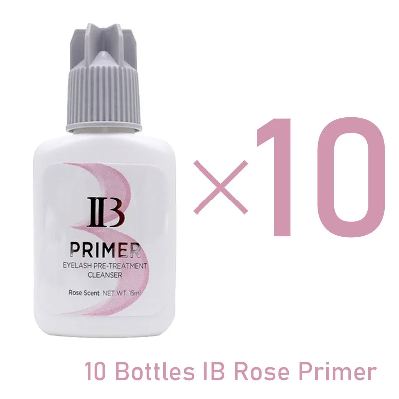 10 Bottles Eyelash IBeauty Rose Supplies Liquid Primer False Eyelashes Extension 15ml Glue Stronger Makeup Tools Lasting