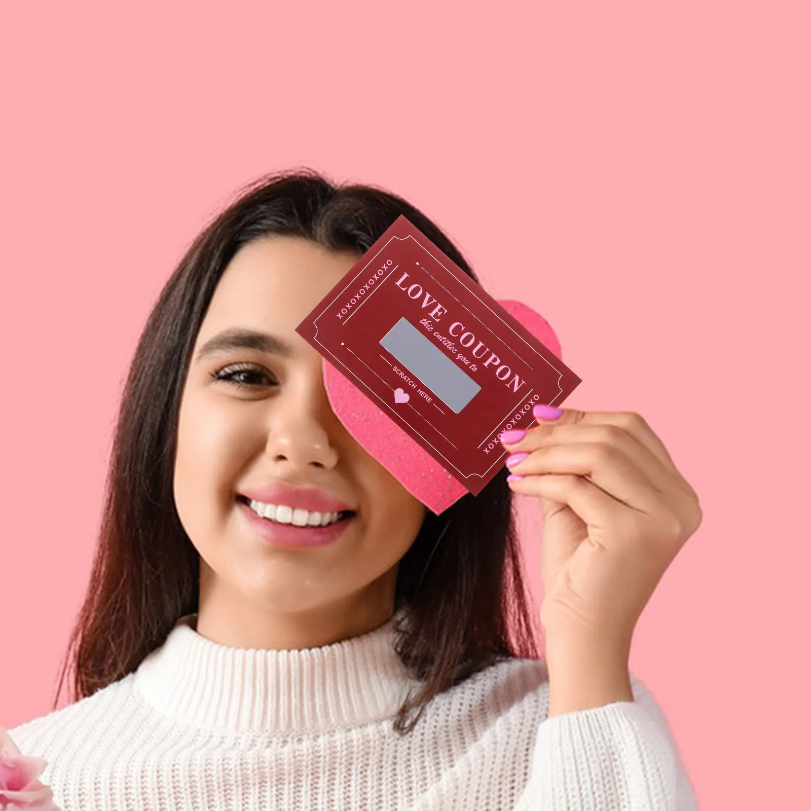 

20 Sheets Valentine Scratch Off Cards Couples Romantic Date DIY Challenges Surprise Experiences Birthday Cards