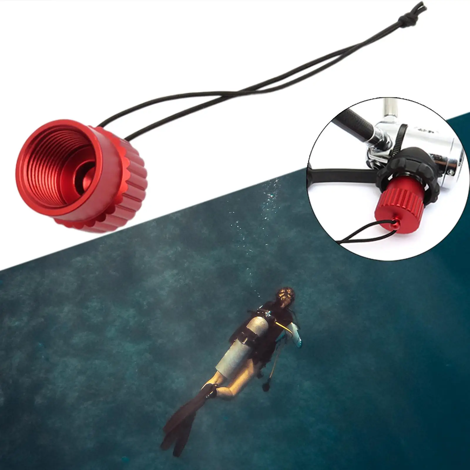 

Наружный бак с резьбой и пыленепроницаемой заглушкой крышка бака для подводного плавания