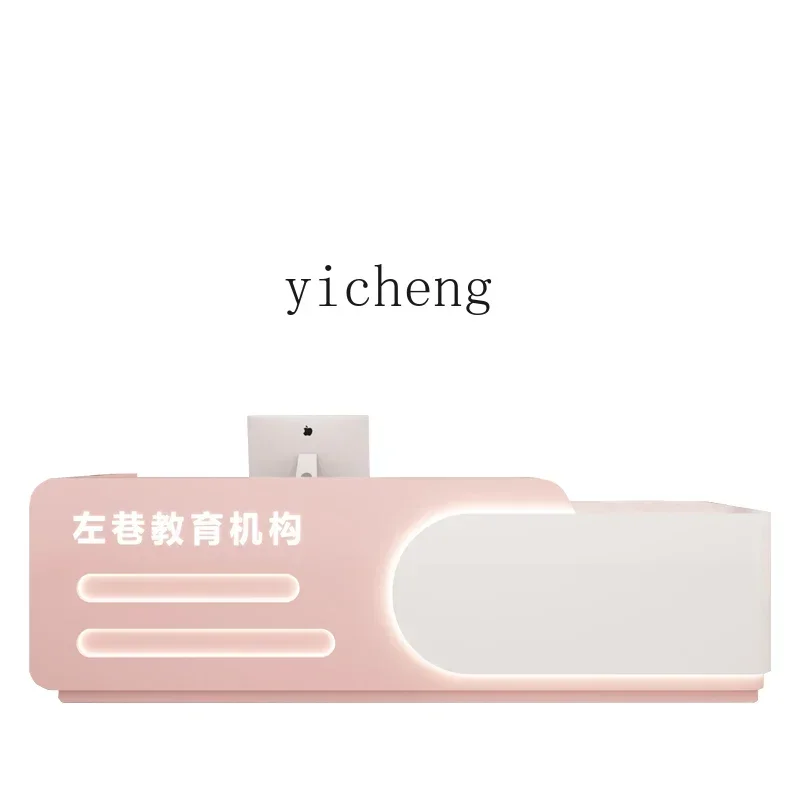 H19- children's education and training checkout page Art training institution front desk Physical fitness hall reception desk