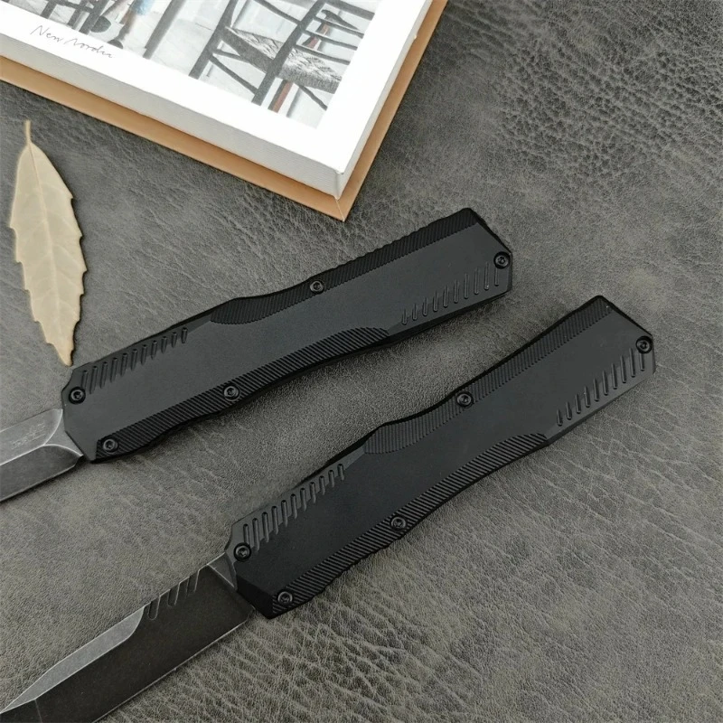 Folding KS 9000 Pocket Knife Black Stonewashed D2 Blade T6 Aluminum Handle Camping Outdoor Hiking Survival Multi-function Knives