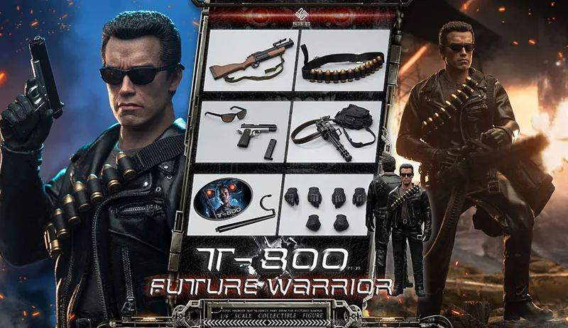 In Stock PRESENT TOYS PT-sp39 1/6 Collectible Future Warrior T-800 Arnold 12'' Male Soldier Action Body Doll Full Set Model Toys