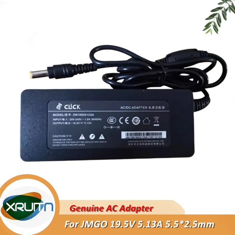 Original 19.5V 5.13A AC DC Adapter For JMGO Projector Charger DN195051C6A Power Supply OEM Genuine