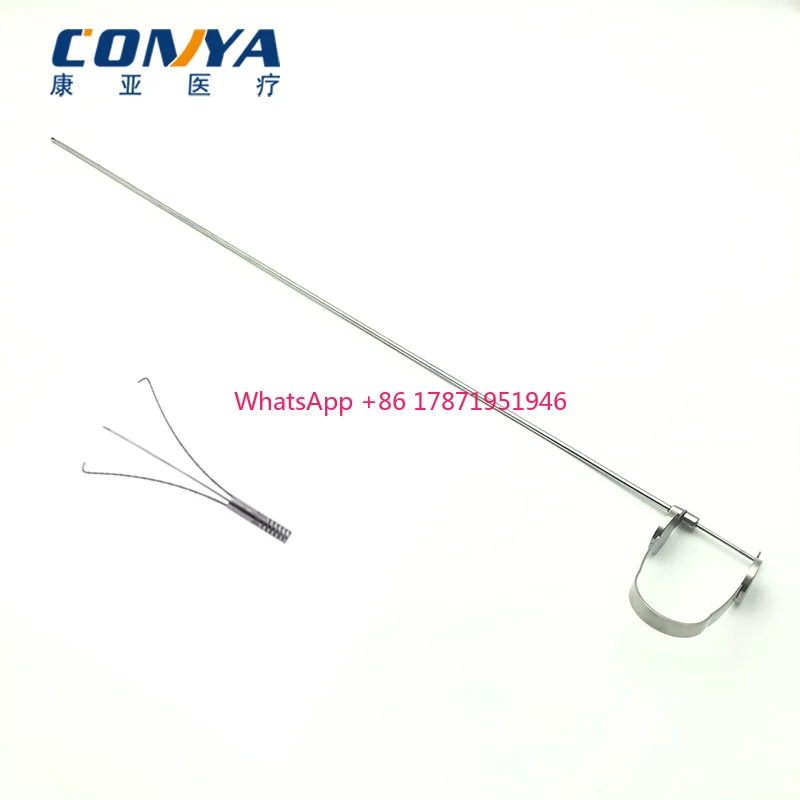 Endoscopic 3 Prong Type Grasping Forceps three claws Powerful foreign body forceps Urology instruments