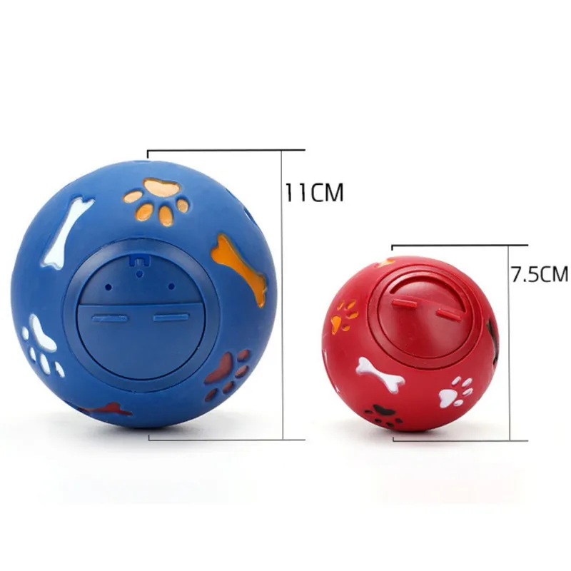 Dog Toys Ball Pet Food Treat Feeder Supplies Chew Leakage Food Ball Food Dispenser For Cats Playing Training Balls Pet Supplies