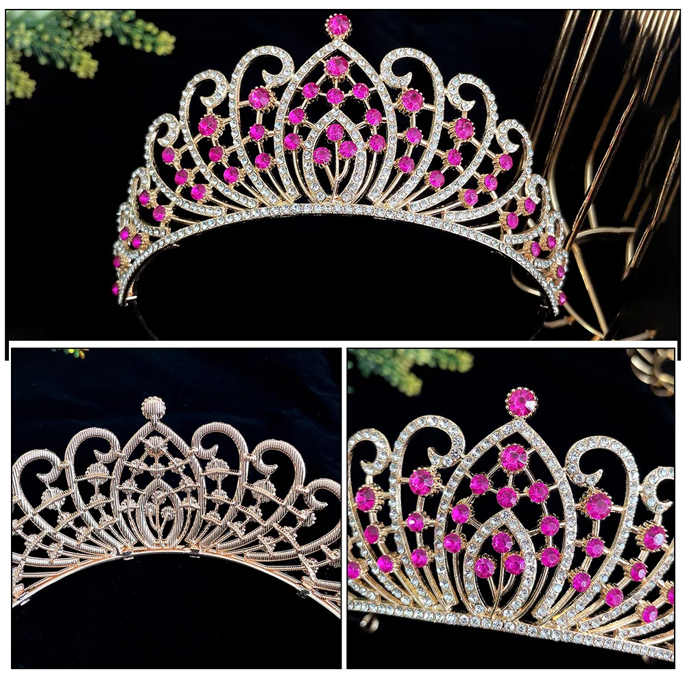 

Нежная свадебная корона со стразами, подходящая для большинства размеров головы, удобный элегантный свадебный аксессуар для волос