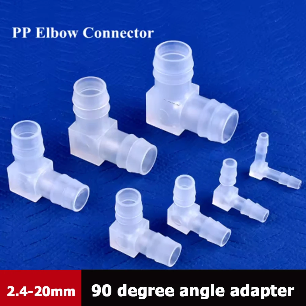 1-14Pcs 90 Degree Bend Joint L-Shaped Equal Diameter Elbow Water Pipe Joint Multi Model Water Pipe Joint 2.4mm-20mm