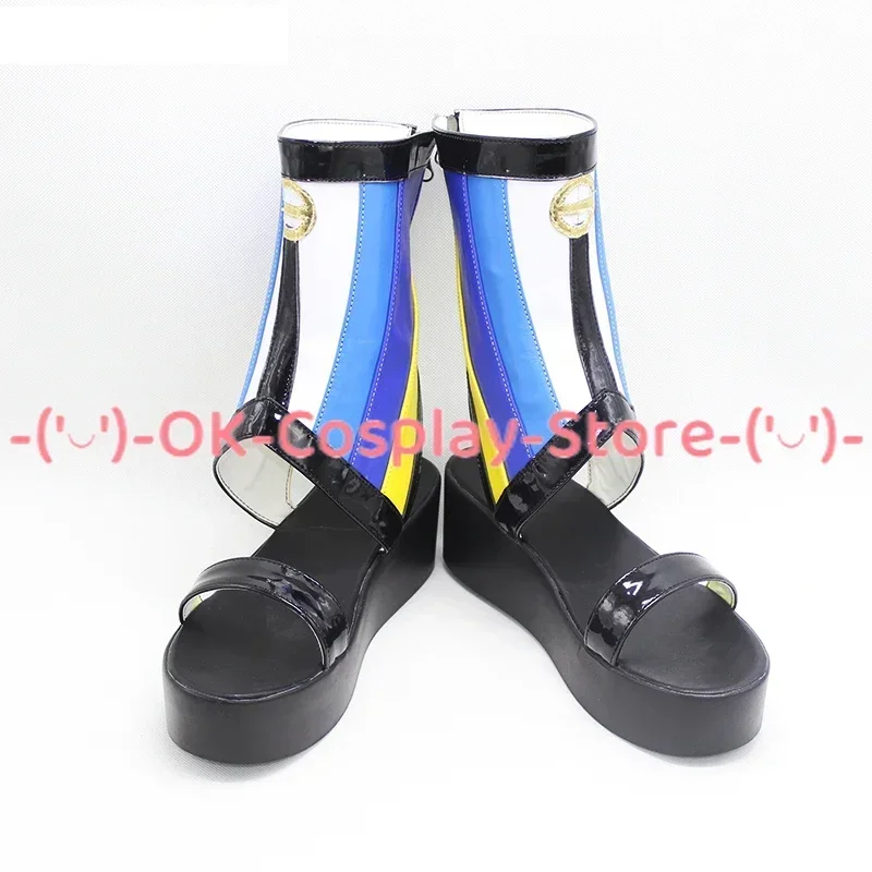 [Customized] FGO Tomoe Gozen Cosplay Shoe Game Fate Grand Order Anime Roleplay Props Halloween Carnival Party PU Leather Boots