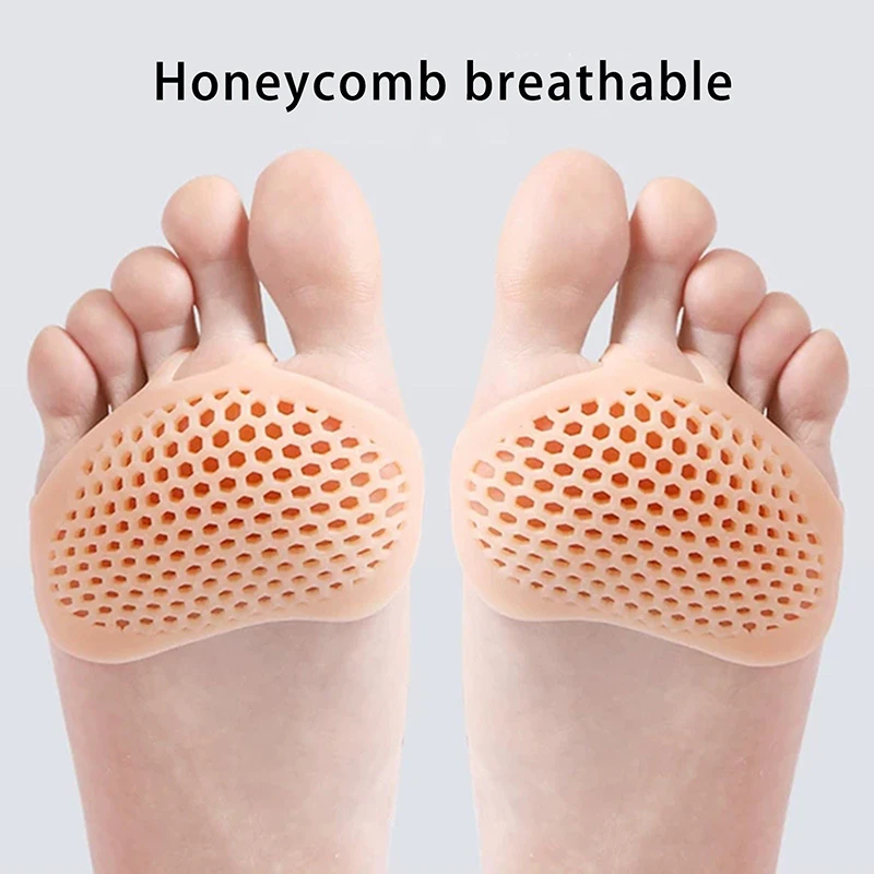 واقيات الكعب من السيليكون، وسادة الأمامية لالتهاب اللفافة الأخمصية للنساء والرجال، للوقاية من آلام القدم #2