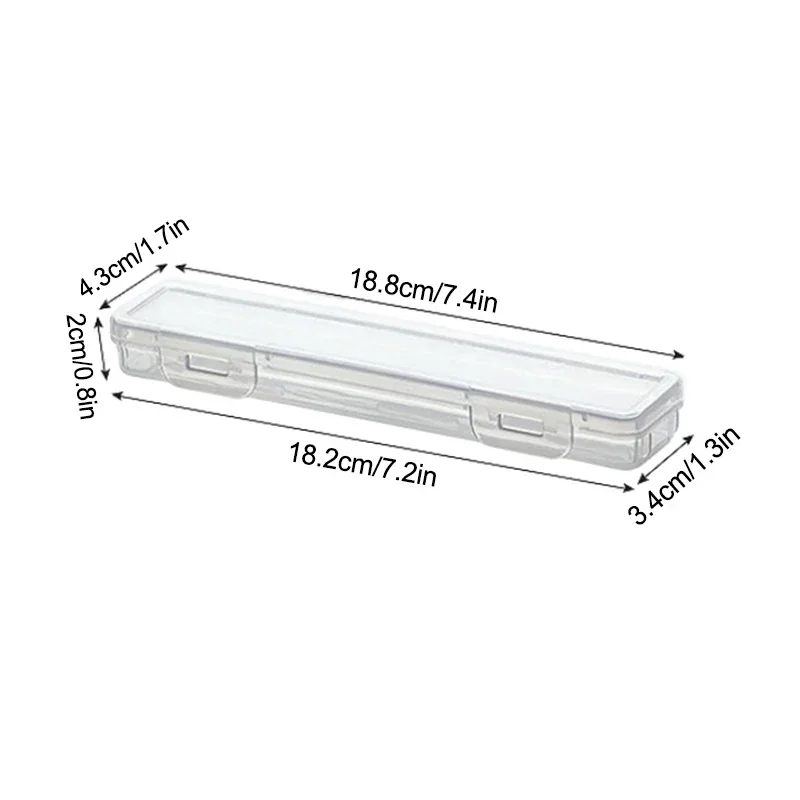 Portable Toothbrush Box Plastic Travel Toothbrush Case Transparent Toothbrush Holder Organizer Travel Practical Accessories