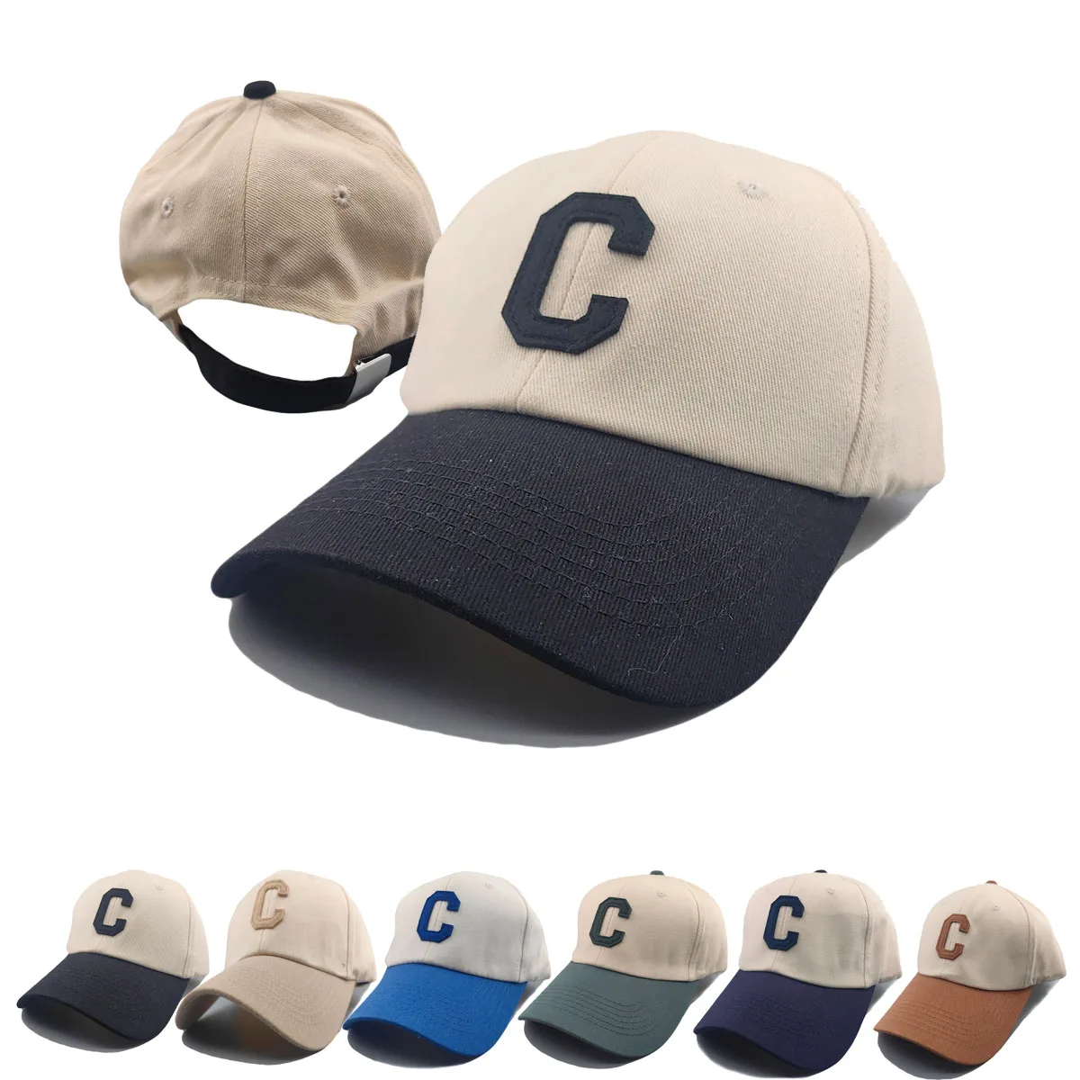 

New Fashion Summer Adult Men Women Baseball Caps Letter C Outdoor Cap Sun Visors Caps Sport Unisex Casual Adjustable Hats