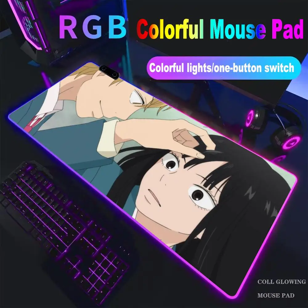 

Anime Cartoon Horimiya Mouse Pad High-end E-sports Mouse Pad Mouse Pad RGB Mouse Pad LED Pc Large Student Writing Pad Gamer