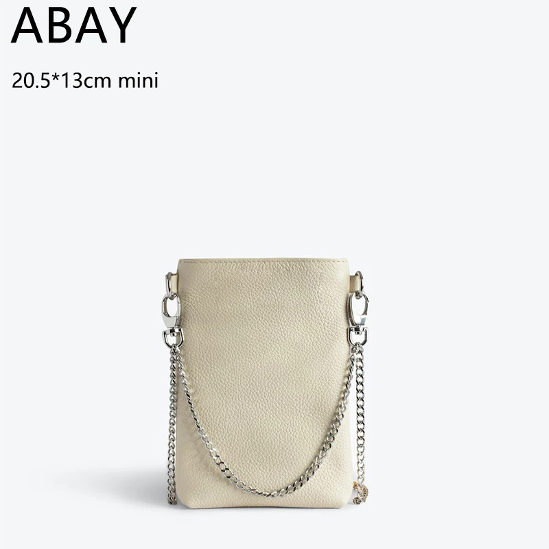 Classic Women Shoulder Bags PU Material Handbag Ultrathin Square Phone Designer Brand Sunny Metal Chain Strap Crossbody Bag