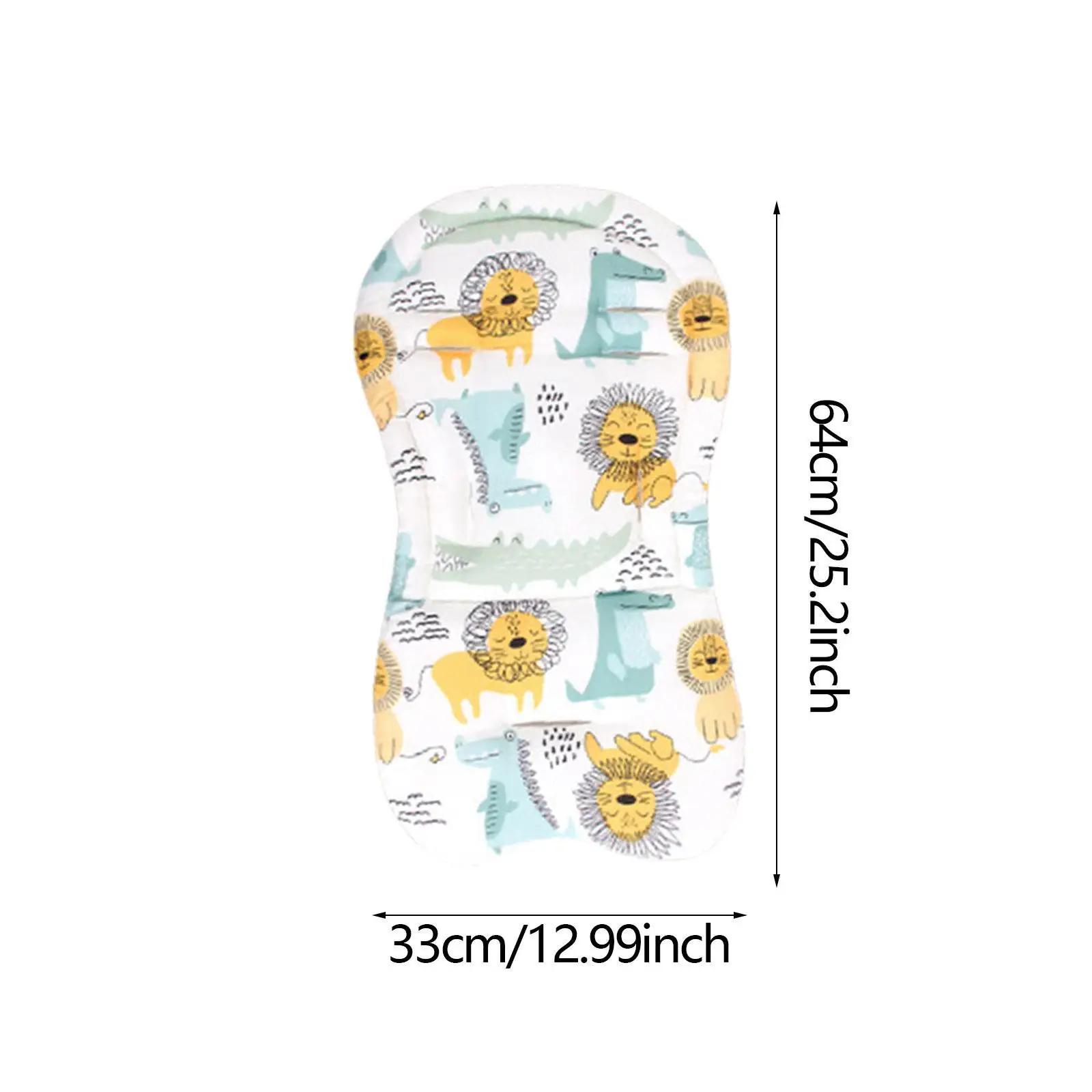 유아용 카시트 삽입 바운서 유모차용 소프트 유모차 시트 라이너 아기