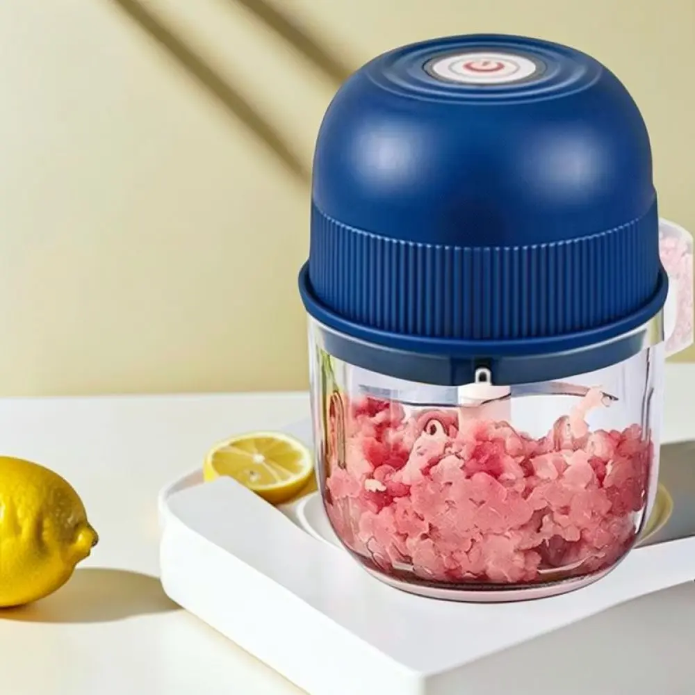 Portable Mini Electric Food Chopper Wireless Garlic Mincer Vegetable Crusher Kitchen Gadget USB Rechargeable Meat Grinder