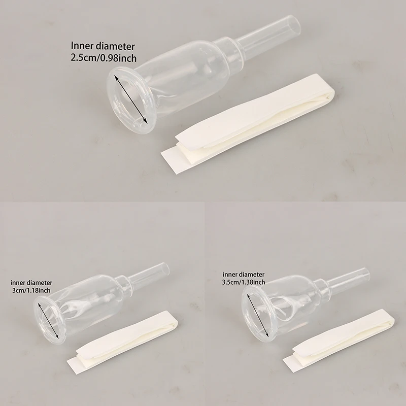 Sterilized Medical Silicone Male External Catheter Self-Adhesive Comfortable Size S M L for Urological Care