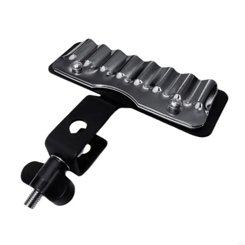 02DF Robust Rapid Cymbal Drum Component Stainless Steel Texture for Stage Sound