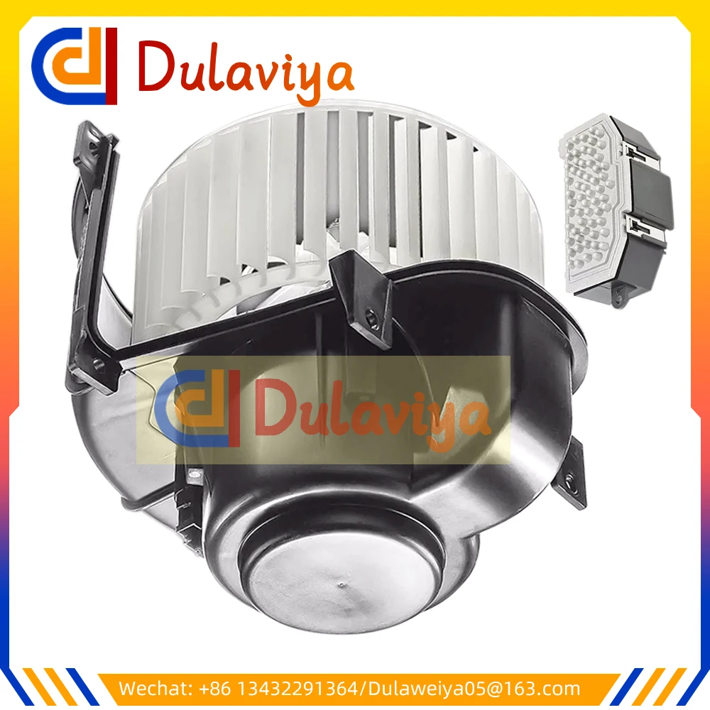 

HVAC Heater Blower Motor with Fan Resistor Kit For Audi Q7 2008-2015 4L1-820-021-B 4L1820021B PM4040 3C0907521F 3C0907521D