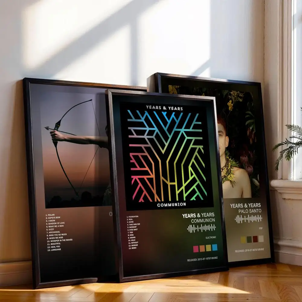 Póster de Olly Alexander años y años, cubierta artística de canciones, música, Rap, pegatina de papel impermeable para pared, decoración del hogar y la sala de estar