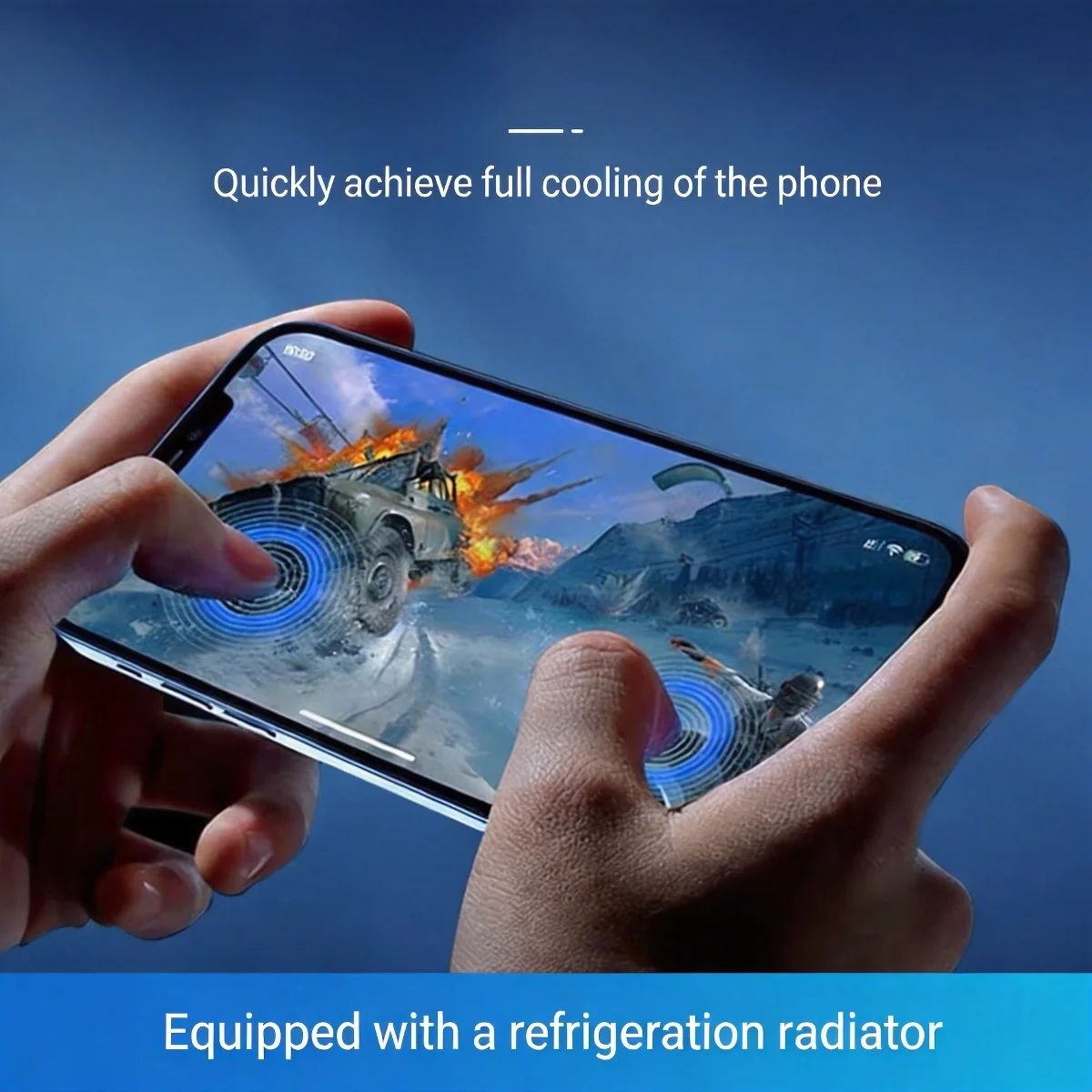 Magnetic Semiconductor Cooling Plate Heat Sink Expend for Cooling Fans Gaming Cell Phone Cooler Radiator Radiating Sticker