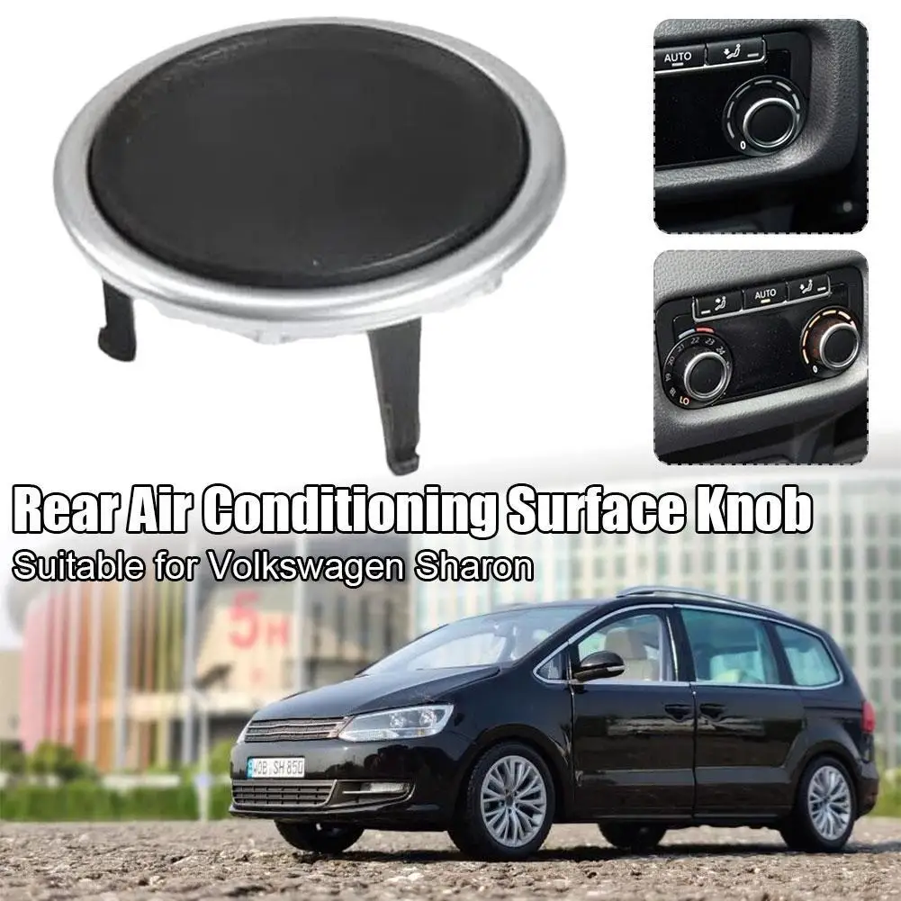 For Volkswagen Sharan Rear Air Conditioning Knob Cover Panel Decorative Cover Plating Auto Accessories 7N0907049C