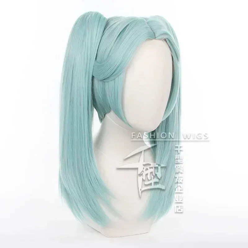 Anime Cosplay Cyberpunk Edgerunners Rebecca Parrucca 45 cm Capelli corti ciano Capelli resistenti al calore Becca Parrucche con cappuccio per parrucca
