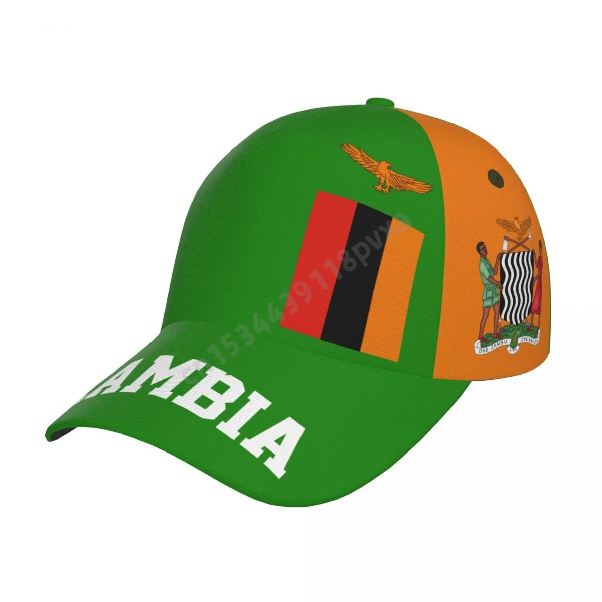 

Unisex Zambia Flag Adult Baseball Cap Patriotic Hat for Baseball Soccer Fans Men Women