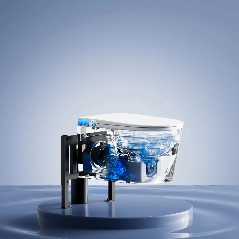 System Wall-Mounted smart Toilet with Electronic Water Technology
