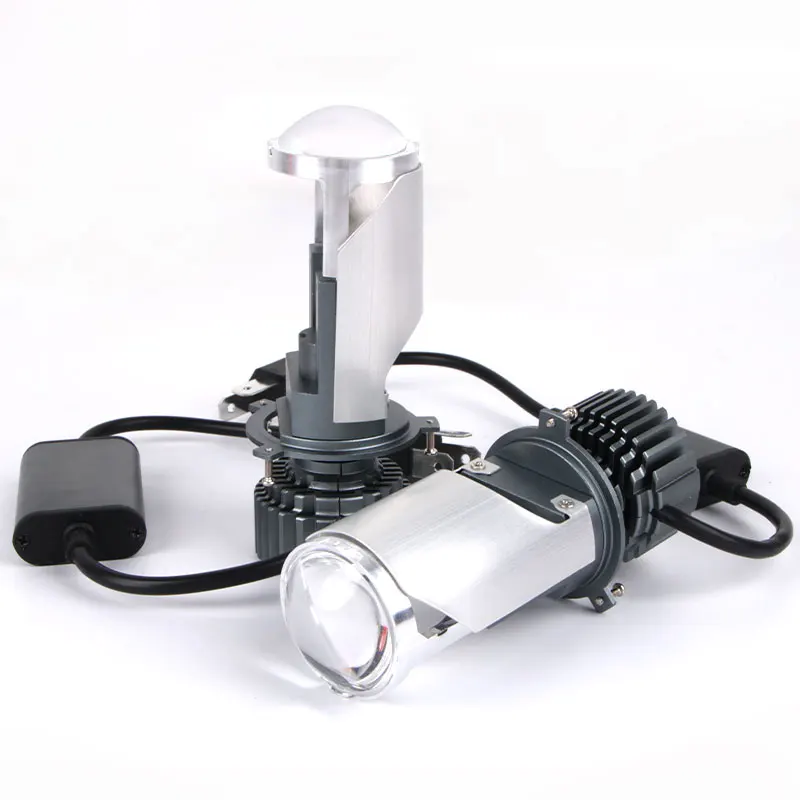 G7 H4 LED Headlight Super bright 100W 6000K H4 Bi-Led Mini Projector Headlights Lens