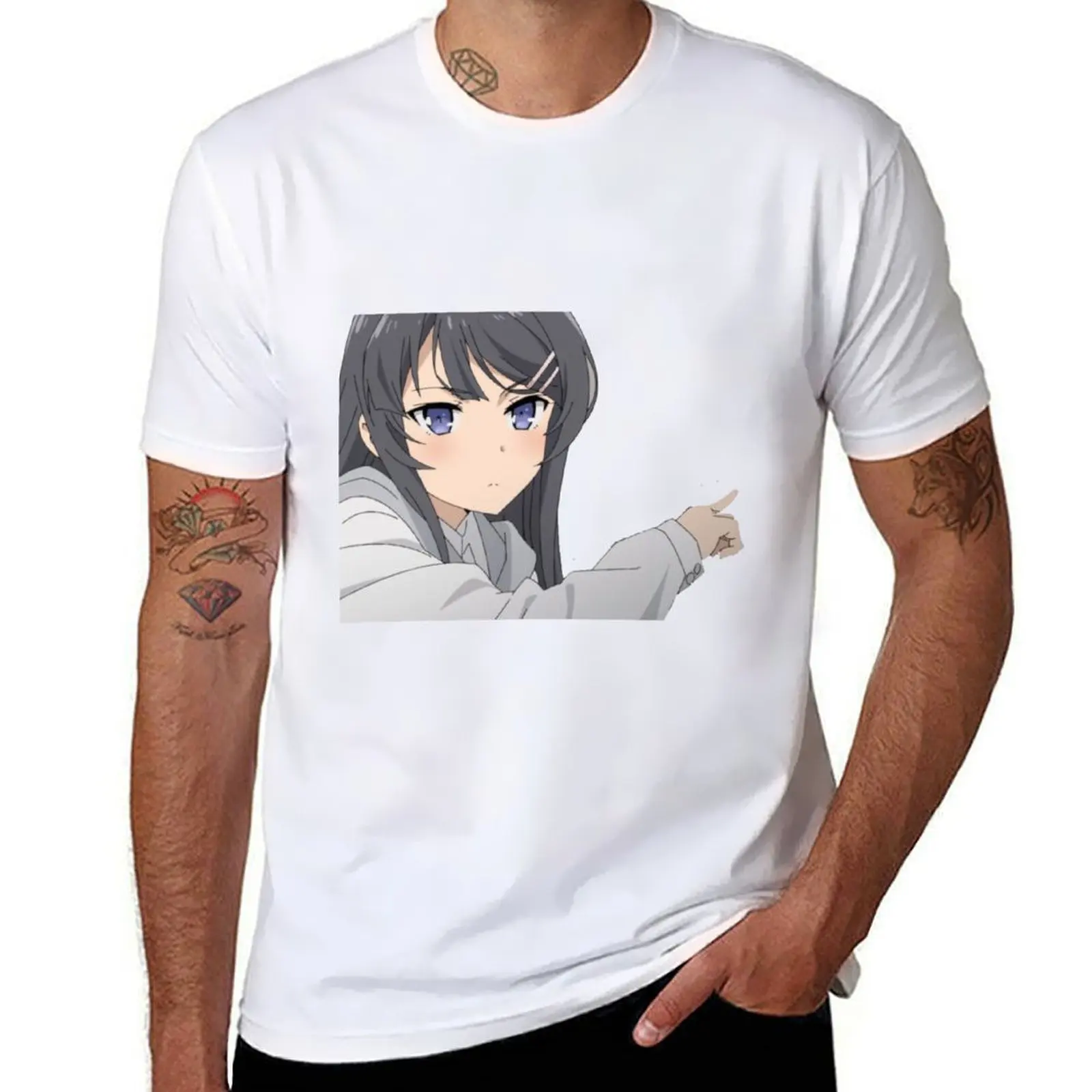 

Mai Sakurajima - RASCAL DOES NOT DREAM OF BUNNY GIRL SENPAI T-Shirt g man t shirts for men T-Shirt